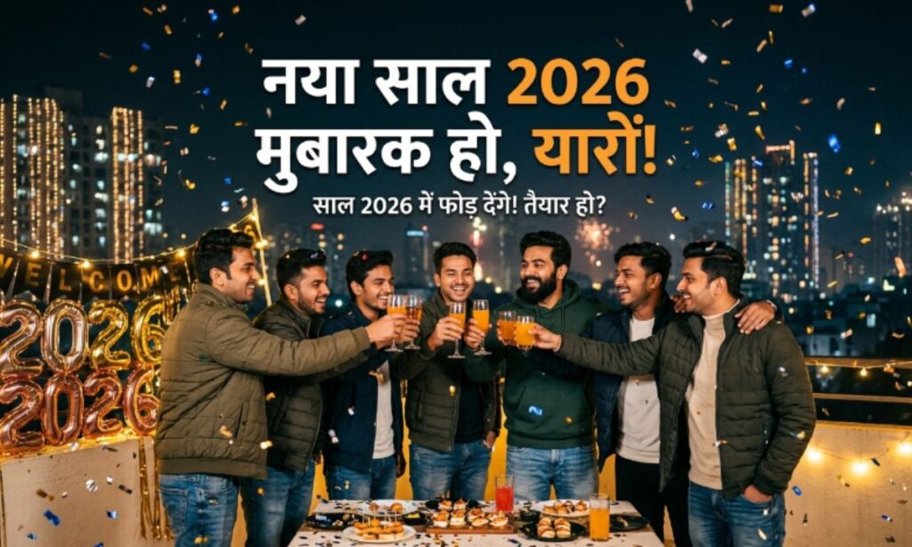 New Year Caption For Boy Hindi