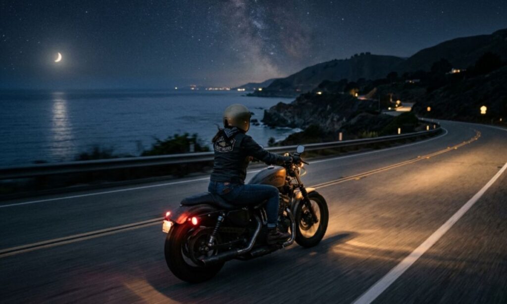 Peaceful Night Ride Vibes