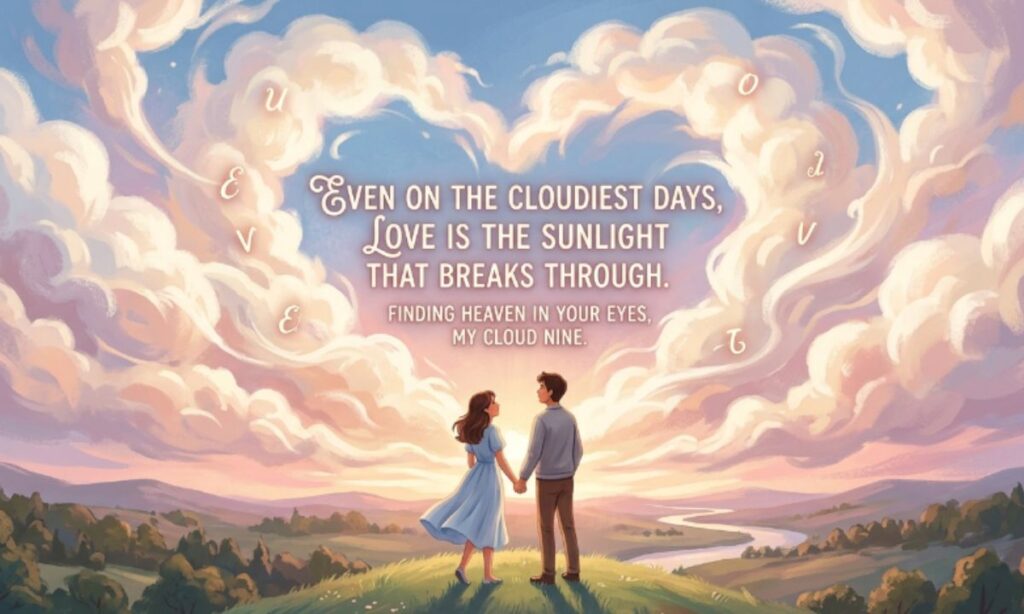 Quotes about Clouds and Love