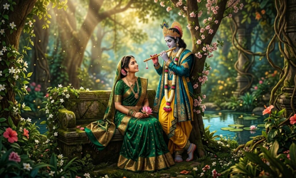 Radha Krishna Captions for Instagram Stories