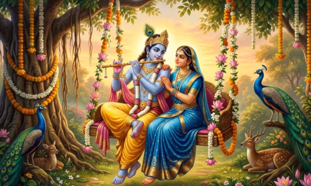 Radha Krishna Captions for Spiritual Instagram Pages