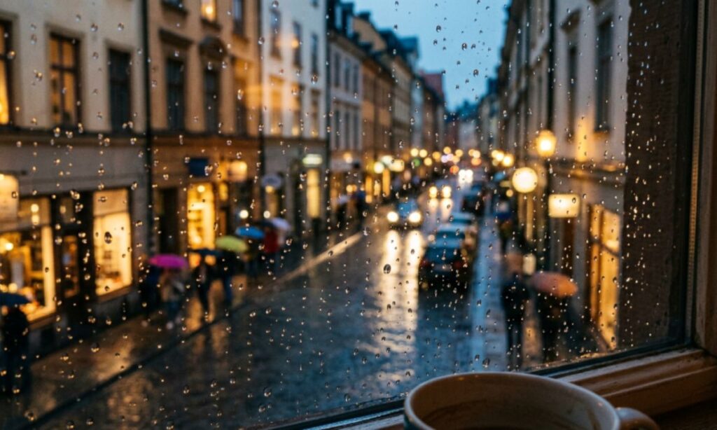 Rain drops captions for Instagram