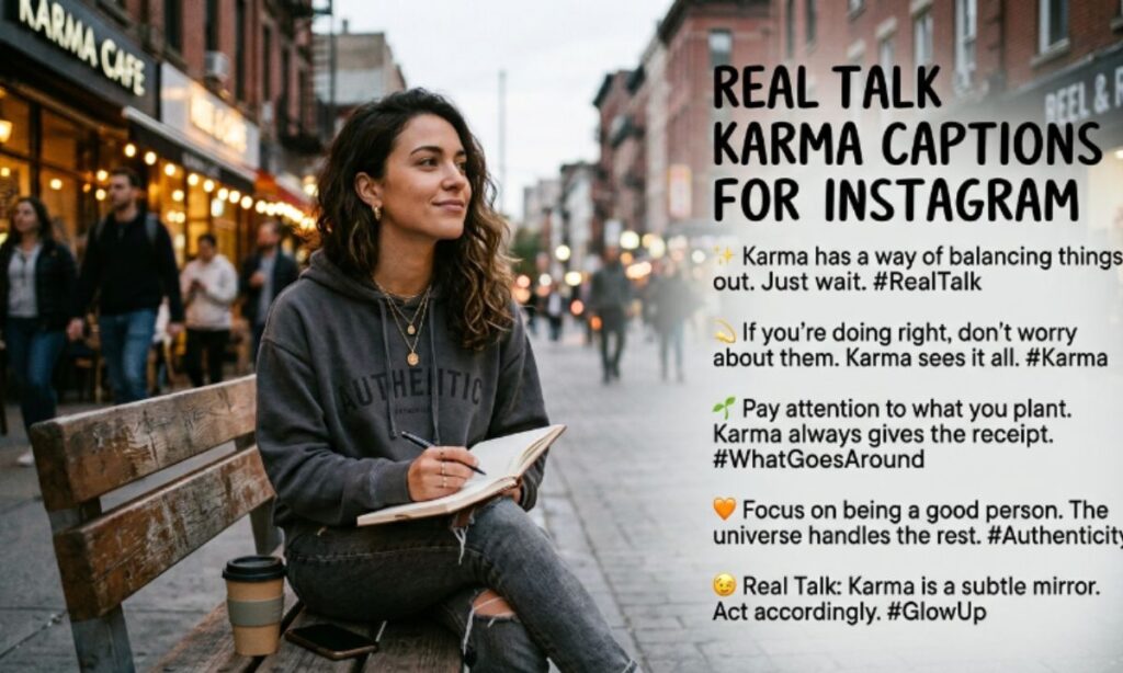 Real Talk Karma Captions for Instagram