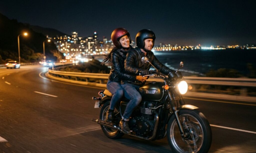 Romantic Night Ride Captions For Instagram