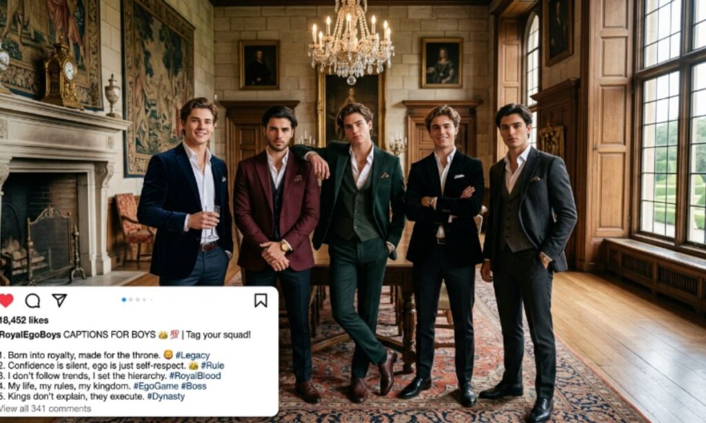 Royal Ego Captions for Instagram