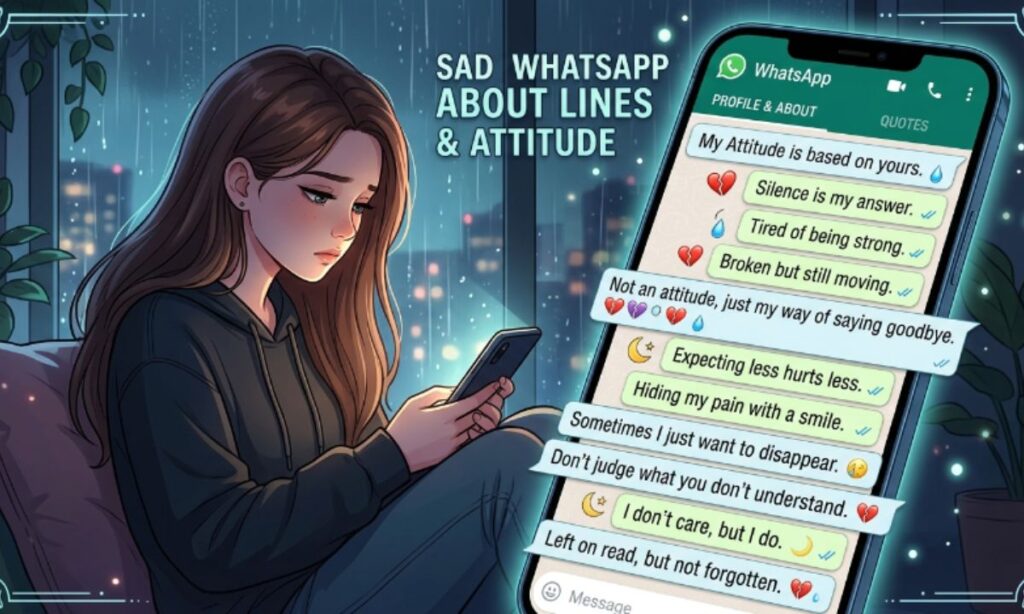 Sad WhatsApp About Lines Attitude