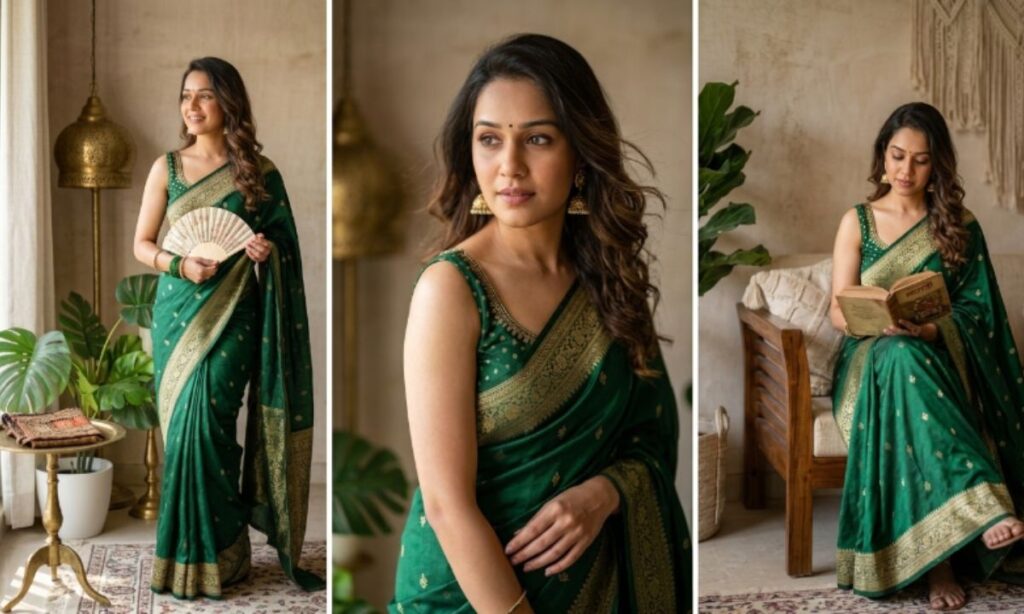 Saree Captions for Instagram in Marathi