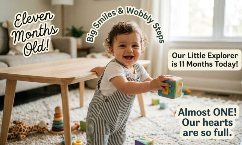 Short Captions 11 Months Old Baby Quotes