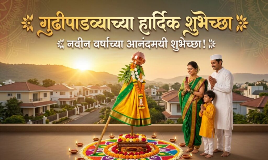Short Gudi Padwa Wishes in Marathi