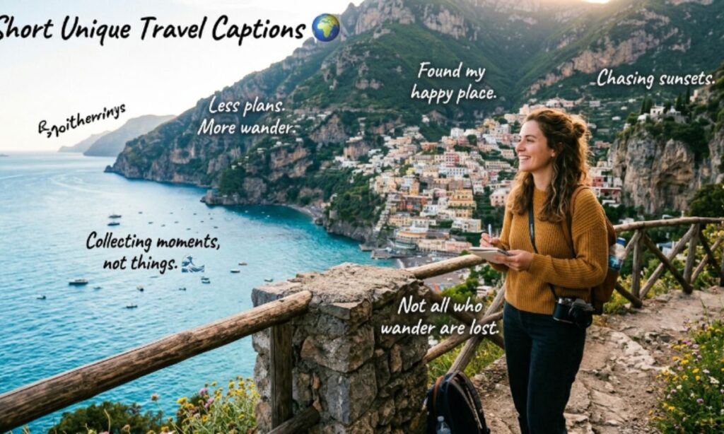 Short Unique Travel Captions
