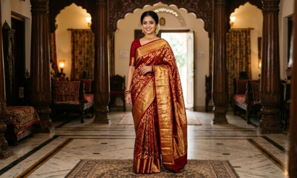 Silk Saree Captions for Instagram in Hindi