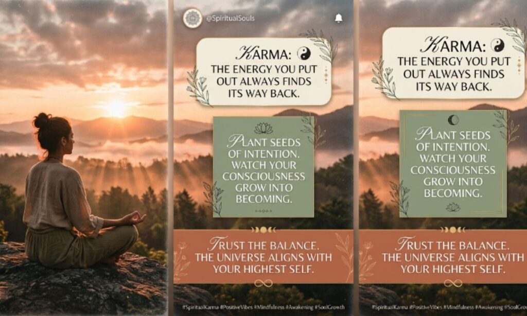 Spiritual Karma Captions for Instagram