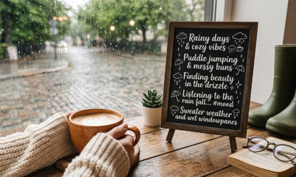 Trendy Rain Captions for Instagram