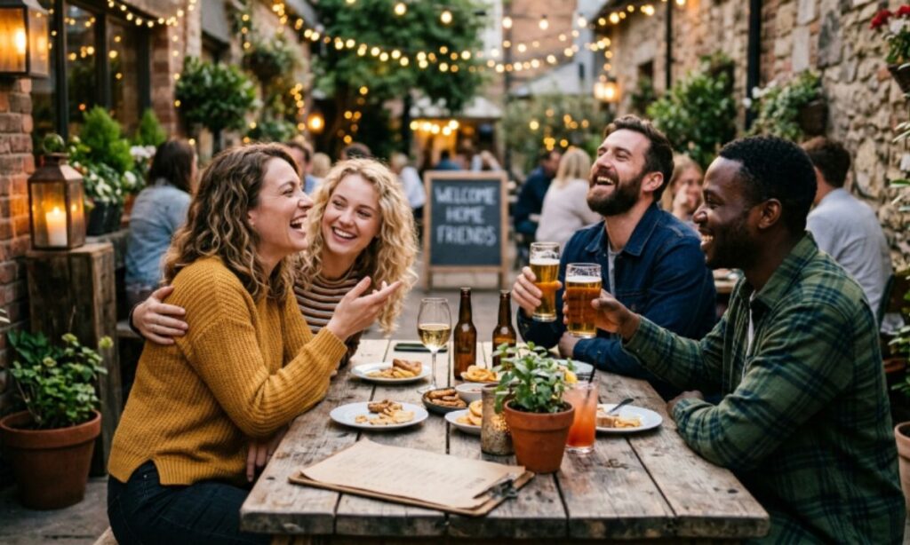 Unique Captions for Meeting Friends After Long Time