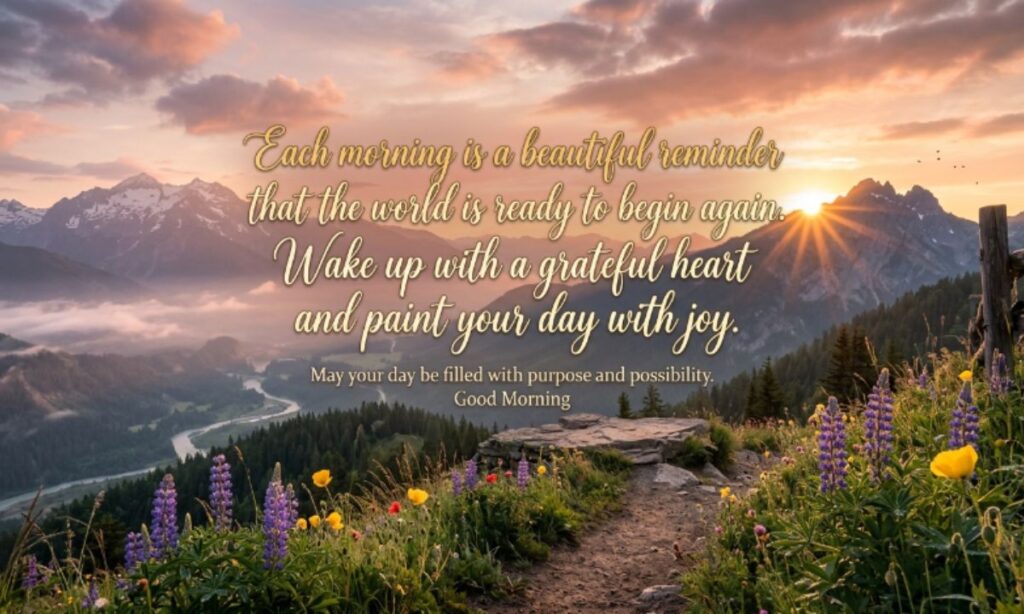 Unique Good Morning Quotes