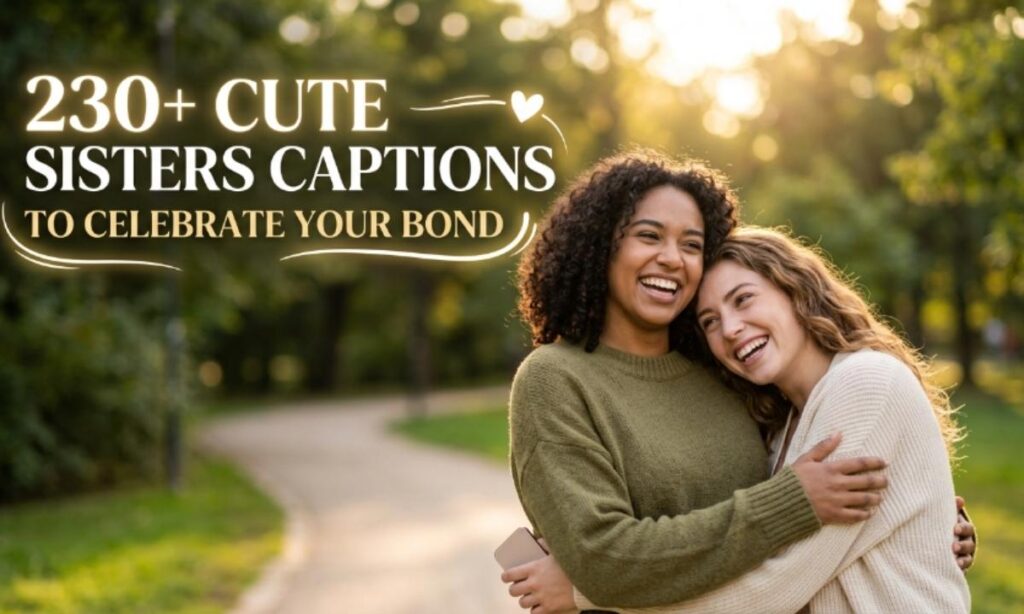 230+ Cute Sisters Captions to Celebrate Your Bond