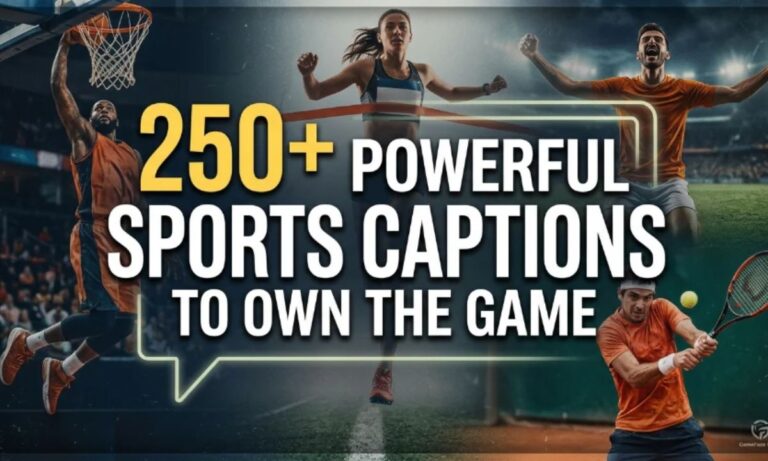 250+ Powerful Sports Captions to Own the Game