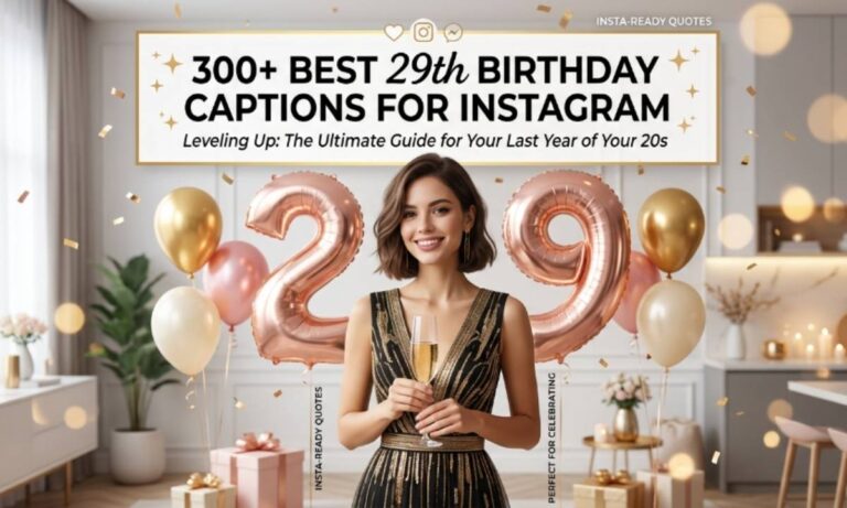 300+ Best 29th Birthday Captions for Instagram