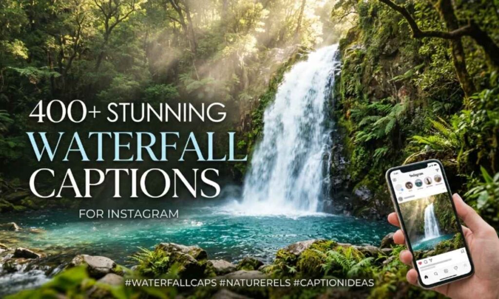 400+ Stunning Waterfall Captions for Instagram