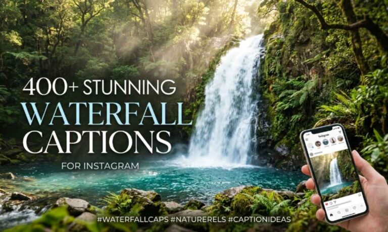 400+ Stunning Waterfall Captions for Instagram