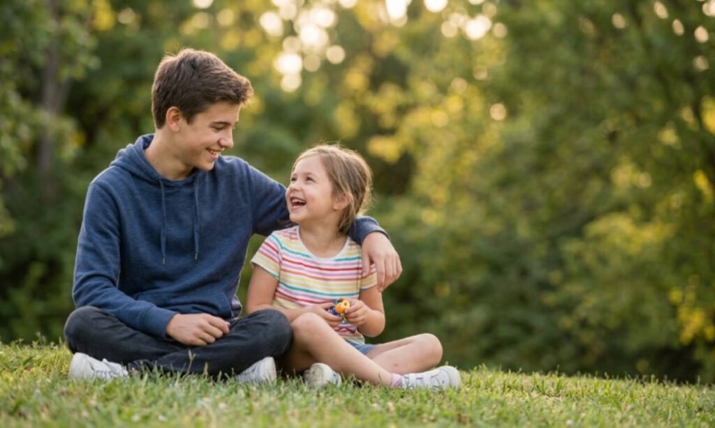 Big Brother and Little Sibling Captions