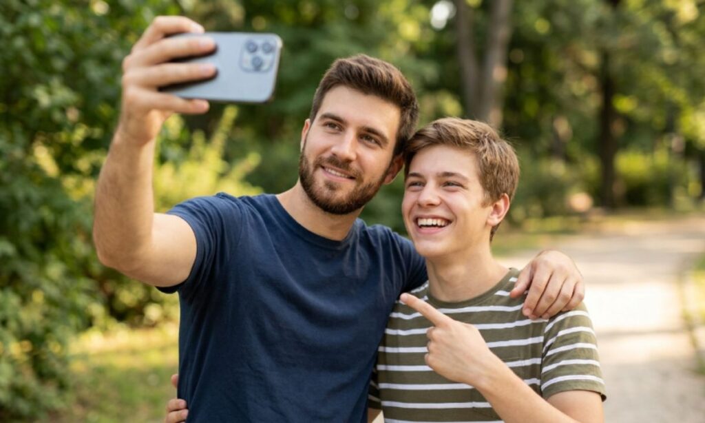 Brother Selfie Captions