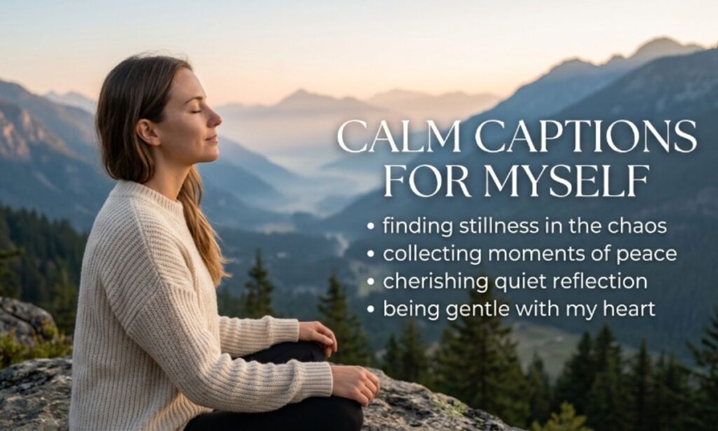 Calm Captions for Myself