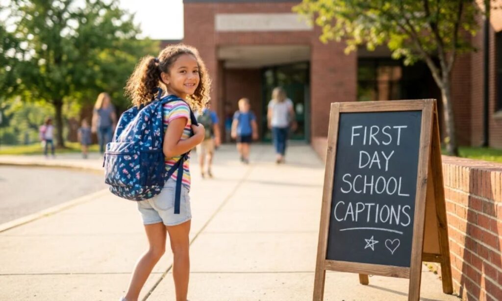 First Day School Captions