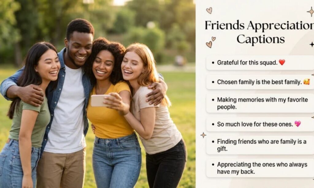 Friends Appreciation Captions