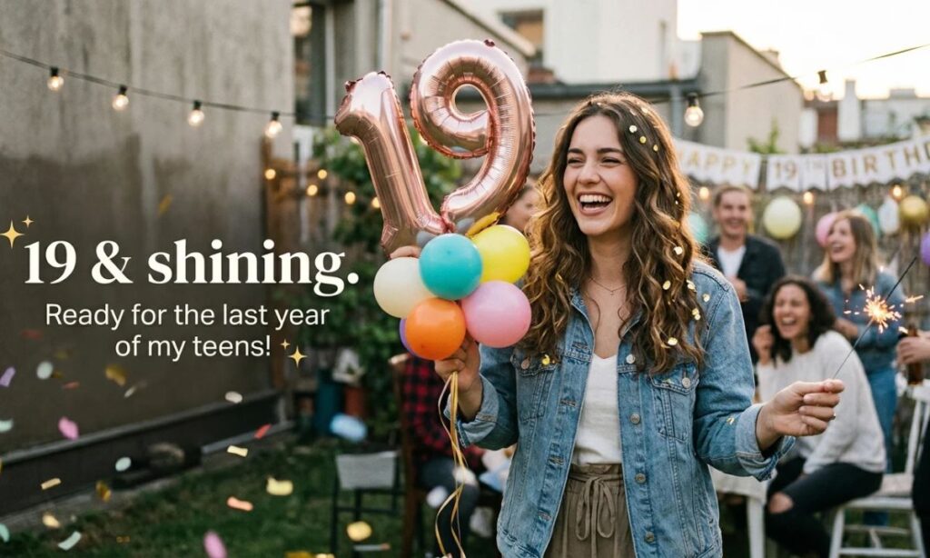 Fun Captions for Turning 19