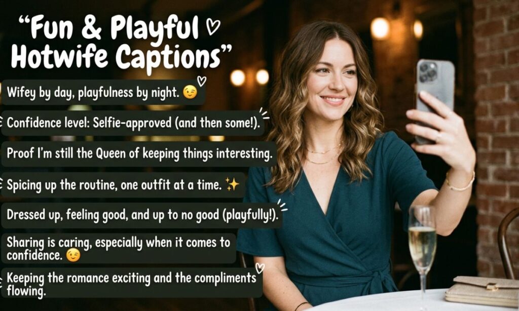 Fun and Playful Hotwife Captions