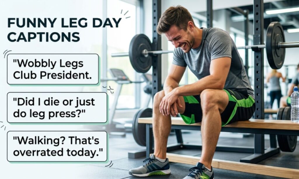Funny Leg Day Captions