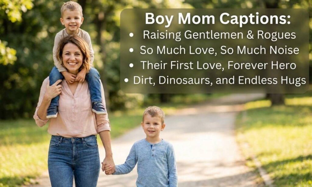 Instagram Captions for Boy Moms