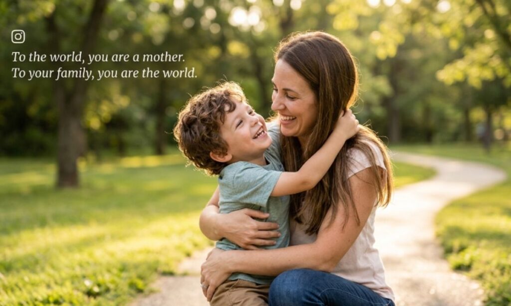 Mother Son Captions for Instagram