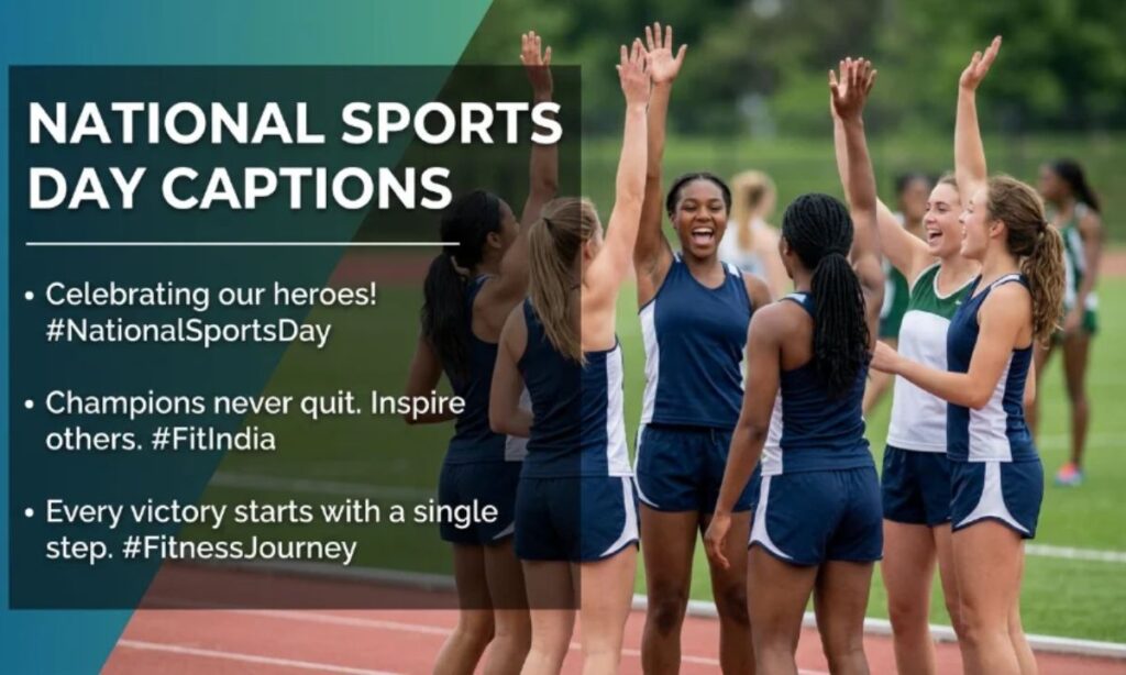 National Sports Day Captions