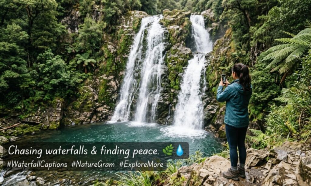 Nature Waterfall Captions for Instagram