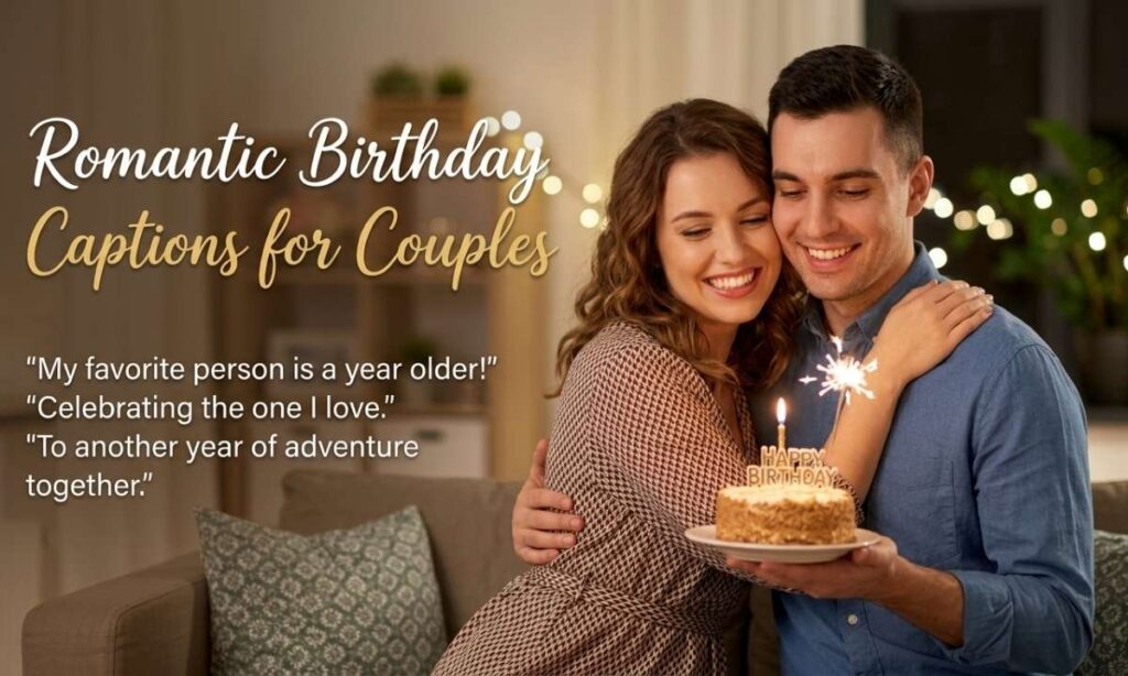 Romantic Birthday Captions for Couple