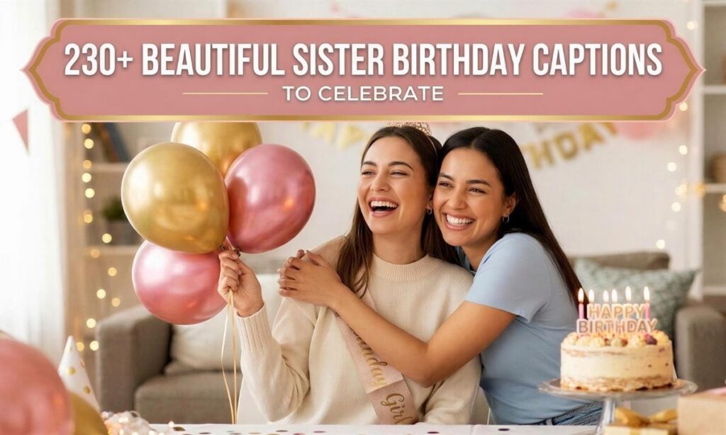 Sister Birthday Captions