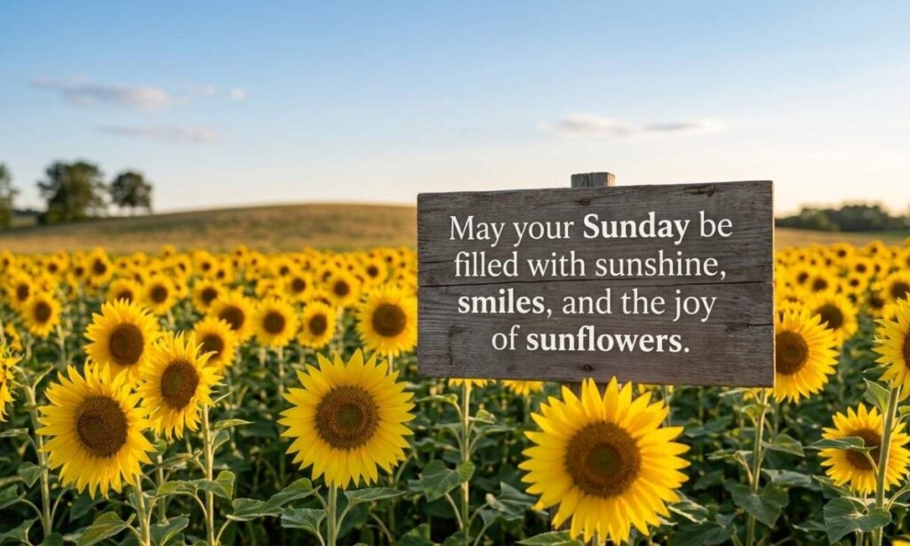 Sunflower Sunday Quotes