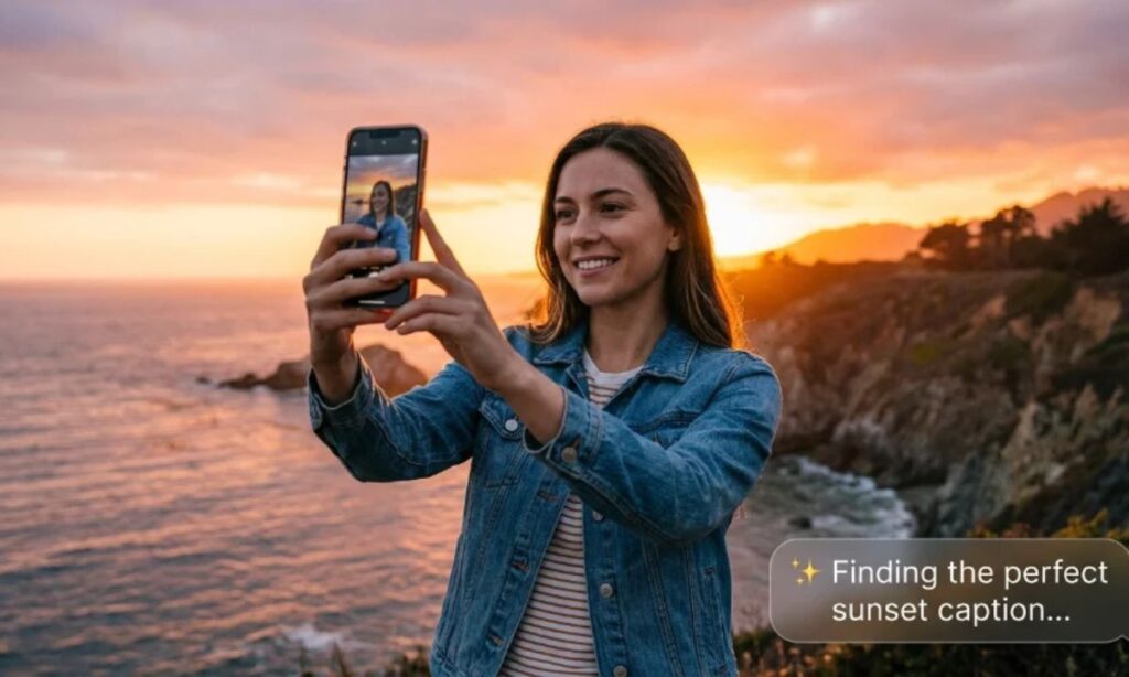 Sunset Selfie Captions