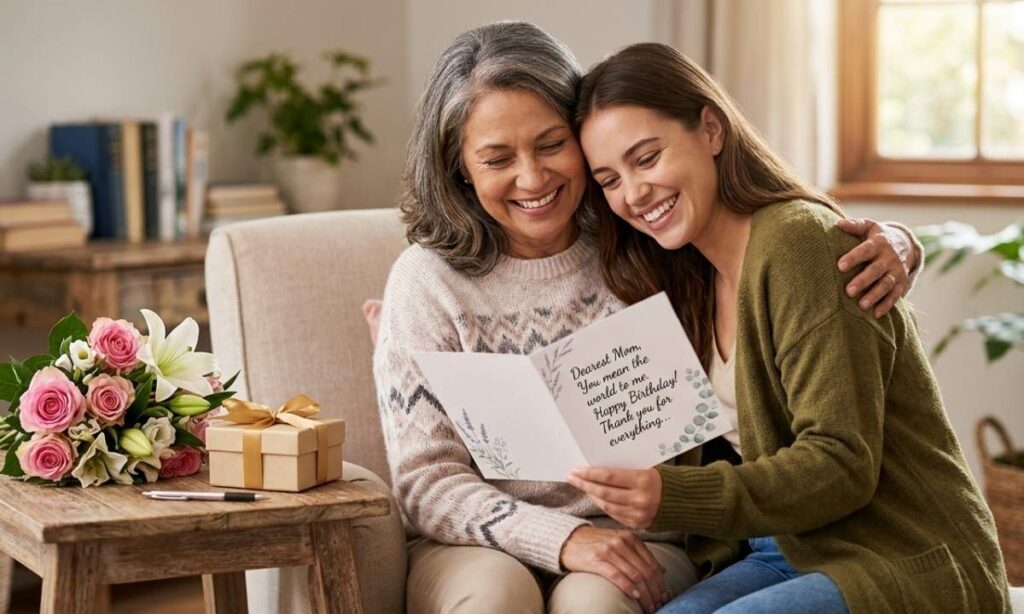 Touching Birthday Message for Mother from Daughter