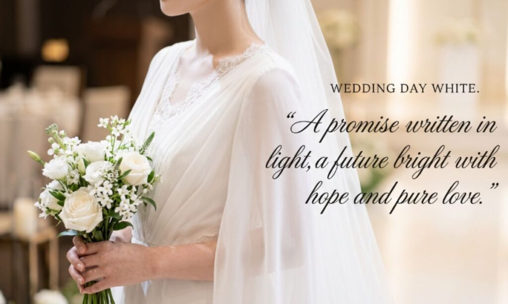 Wedding Day White Quotes
