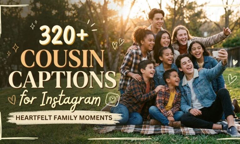 320+ Cousin Captions for Instagram_ Heartfelt Family Moments