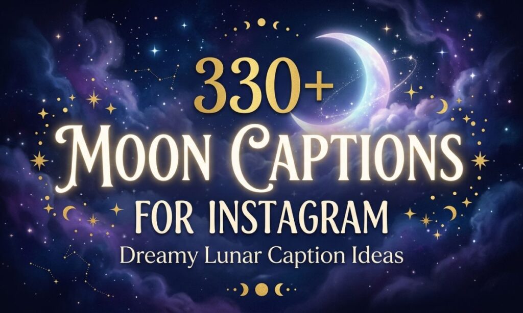 330+ Moon Captions for Instagram_ Dreamy Lunar Caption Ideas
