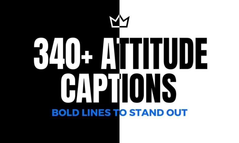 340+ Attitude Captions for Instagram Bold Lines to Stand Out