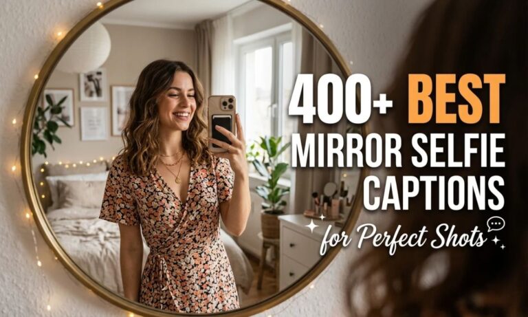 400+ Best Mirror Selfie Captions for Perfect Shots