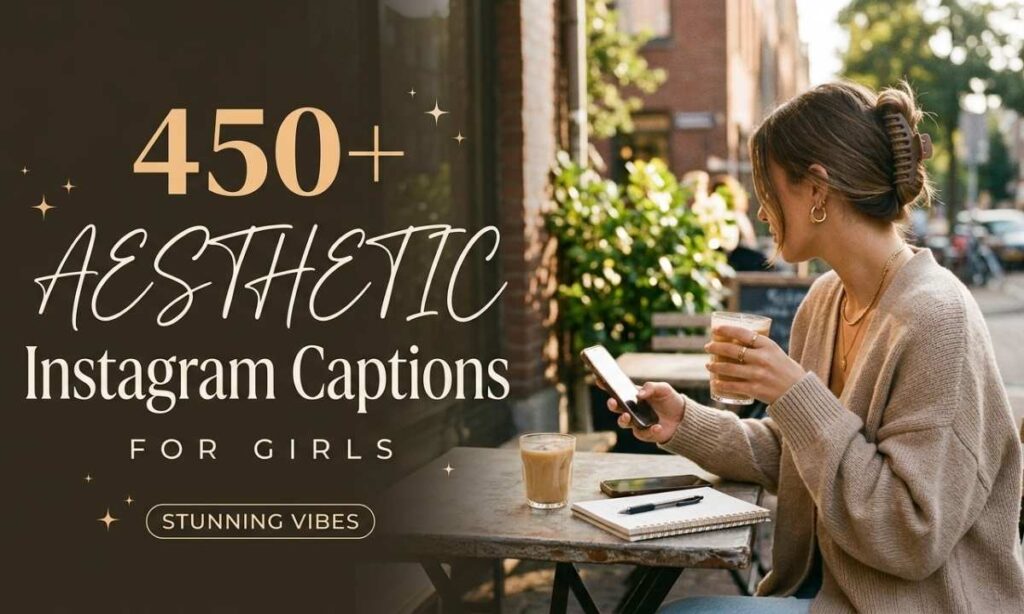 450+ Aesthetic Instagram Captions for Girls Stunning Vibes