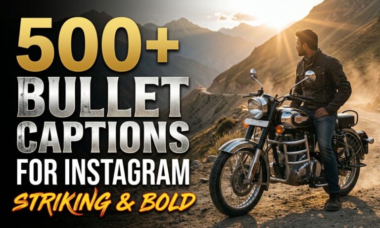 500+ Bullet Captions for Instagram_ Striking & Bold