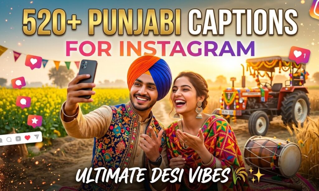 520+ Punjabi Captions for Instagram_ Ultimate Desi Vibes