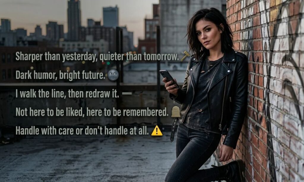 Edgy Hard Instagram Captions